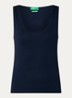 Tanktop met stretch - Donkerblauw