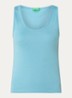 Tanktop met stretch - Aquablauw