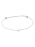 Armband met bedel verguld - Lichtblauw