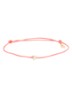 Armband met bedel - Koraalroze