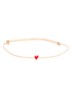 Armband met bedel - Rood