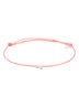 Heart Rope S armband met bedel - Fuchsia