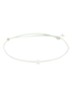 Mini Flower Rope armband met bedel - Mosgroen