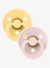 Fopspeen in 2-pack - Pale Butter/Petal
