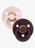 Fopspeen in 2-pack - Petal/Plum
