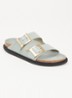 Arizona slipper van leer - Mint