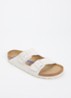 Arizona slipper van suède - Gebroken wit