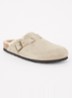 Boston clog van suède - Donkerbeige