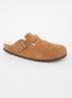 Boston clog van suède - Cognac