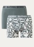 Boxershorts met logoband in 2-pack - Olijfgroen