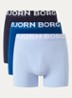 Boxershorts met logoband in 3-pack - Blauw