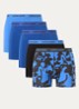 Boxershorts met logoband in 3-pack - Donkerblauw