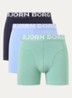 Boxershorts met logoband in 3-pack - Lichtblauw