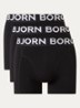 Boxershorts met logoband in 3-pack - Zwart