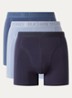 Boxershorts met logoband in 3-pack - Donkerblauw
