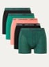 Boxershorts met logoband in 5-pack - Groen