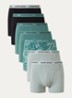 Boxershorts met logoband in 3-pack - Olijfgroen