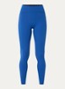 High waist slim fit trainingslegging - Blauw