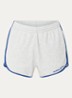 Low waist wide fit shorts met steekzakken - Lichtgrijs