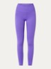 Studio high waist skinny fit rib trainingslegging - Violet