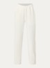 Studio Oversized high waist loose fit joggingsbroek met steekzakken - Ivoor