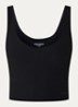 Studio sport bh met ribstructuur en medium support - Zwart