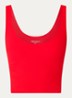 Studio sport bh met ribstructuur en medium support - Rood