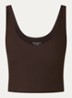Studio sport bh met ribstructuur en medium support - Bruin