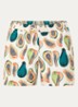 Zwemshorts met print - Gebroken wit