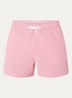 Zwemshorts met streepprint - Kersenrood