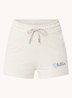 Eclipse high waist slim fit korte joggingbroek - Zand
