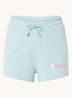 Eclipse high waist slim fit korte joggingbroek - Lichtblauw