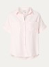 Mia blouse met borstzakken - Lichtroze