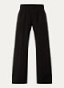 Stella high waist straight fit pantalon met opgestikte zakken - Zwart