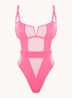 Orla body met beugel en mesh - Fuchsia