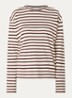 Nete longsleeve met print - Beige