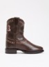 Bow cowboylaars van leer - Donkerbruin