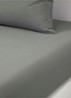 Beboss hoeslaken van katoen, hoekhoogte 35 cm - Khaki