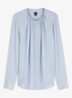 Blouse met plooien - Bright Purple-527 / Paars