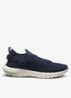 Boss-Motion sneaker met gebreid bovenwerk - Donkerblauw
