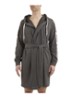 BOSS-SEN Charcoa     Bath robe - Grijs