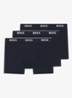 Boxershorts met logoband in 3-pack - Blauwgrijs