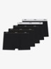 Boxershorts met logoband in 5-pack - Zwart