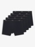 Boxershorts met logoband in 5-pack - Donkerblauw