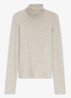 C_Eliana fijngebreide trui  met col - Beige