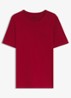 Classic T-shirt van  katoen in 3-pack - Open Red-644 / Rood