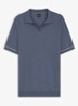 Fijngebreide polo met polokraag - Open Blue-466 / Blauw