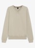 Fijngebreide pullover met logo - Beige