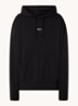 Hoodie met logo - Zwart