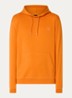 Hoodie van katoenen sweatstof met logopatch - Orange